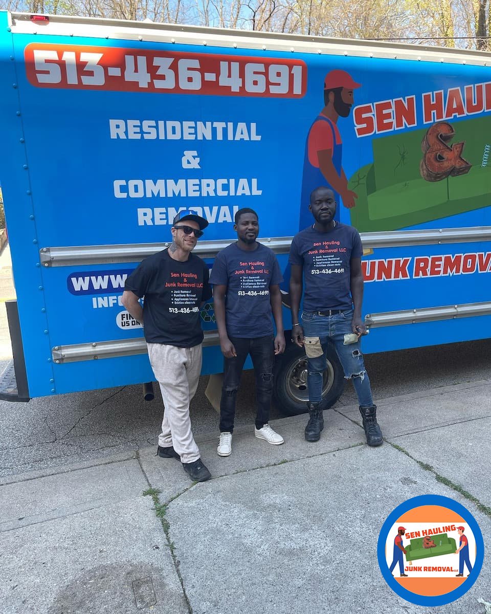 SEN Hauling and Junk Removal team in Cincinnati, Ohio
